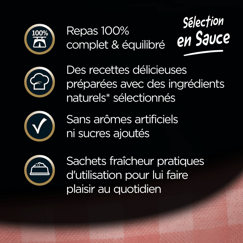 CESAR® Sachet Fraîcheur Sélection En Sauce 12 X 100g - 2