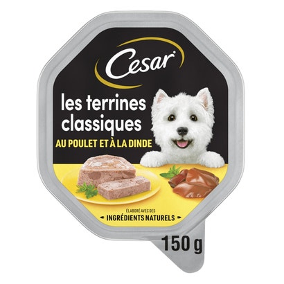 Barquettes Les Terrines classiques au Poulet et au Foie 150g